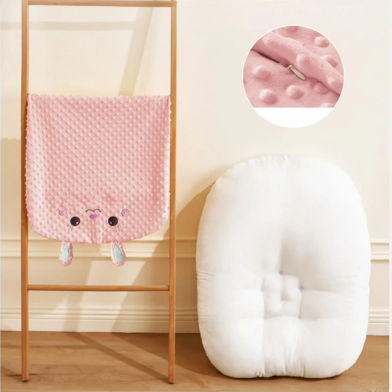 Almohadilla de pendiente antiescupir para bebé, cama de alimentación para recién nacido, almohada de lactancia, artefacto de talla grande para dormir en la cama - imagen 5