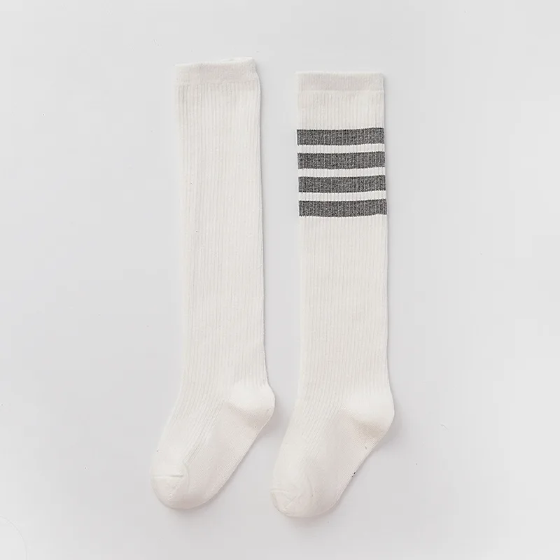 Calcetines rayados de algodón para niños y niñas - imagen 5