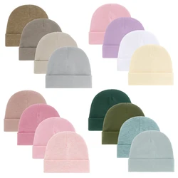 Gorros de algodón para recién nacido – Color sólido