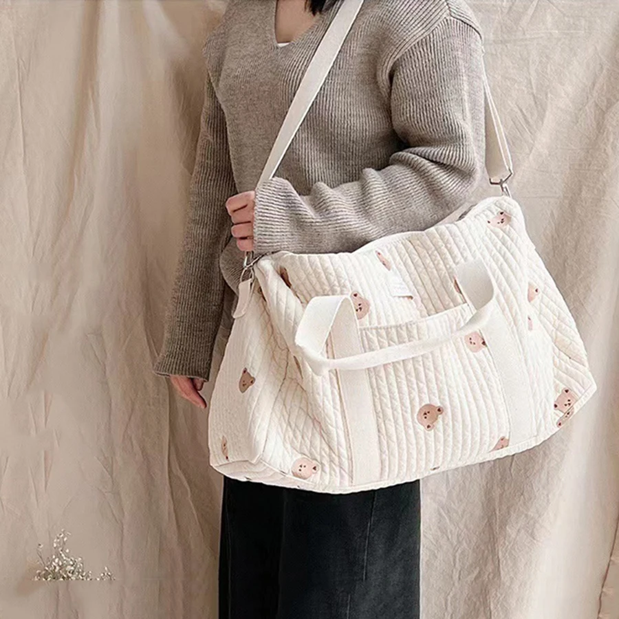 Bolsa para pañales bebé grande multifuncional – Maternidad y viaje - imagen 5