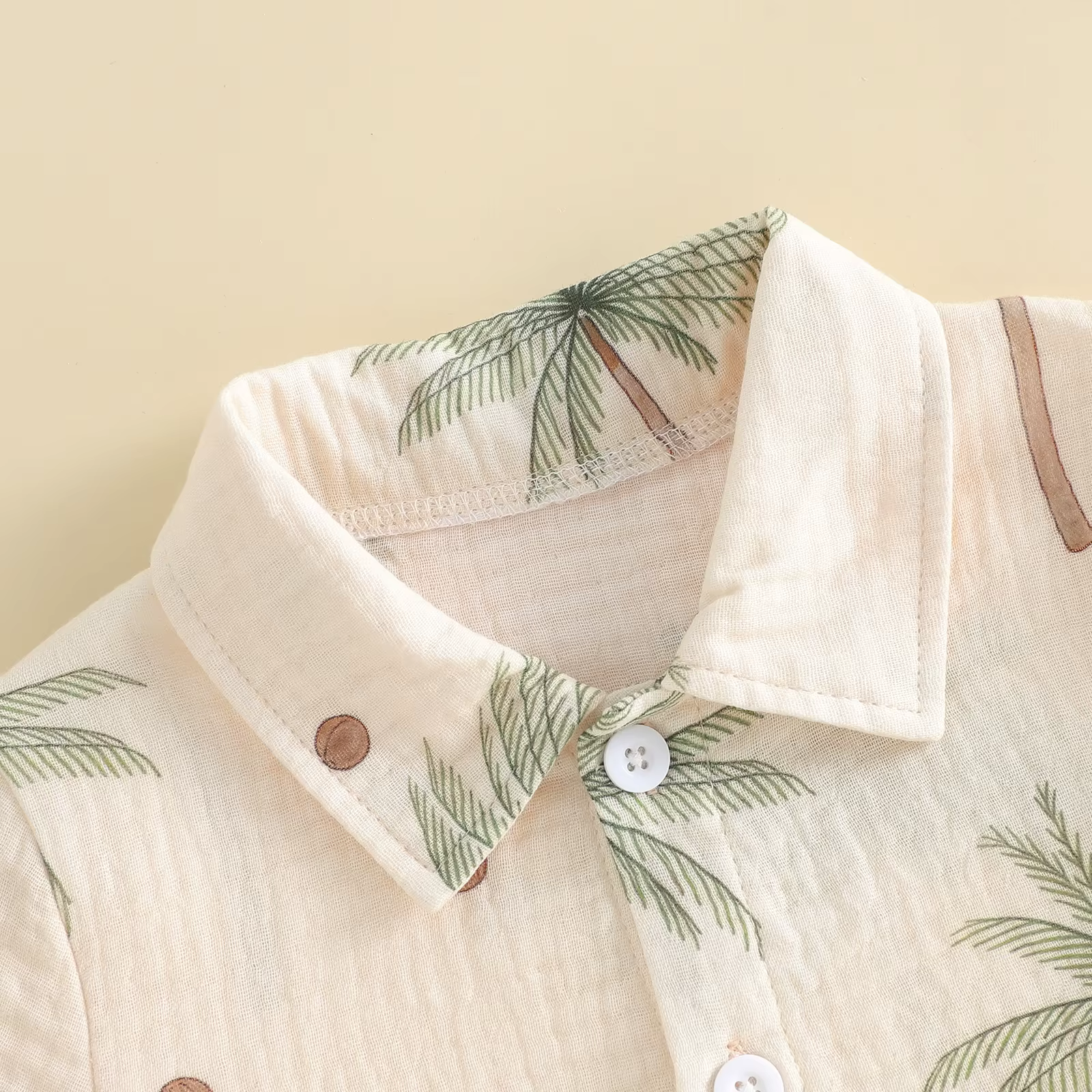 Conjunto bebé camisa manga corta y pantalón estampado dinosaurio - imagen 4