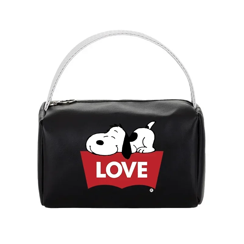 Snoopys, bolsa de maquillaje para mujer, bolsa de cosméticos, monedero, bolsa de almacenamiento de viaje, bolso de aseo de moda, estuche organizador, regalo Kawaii - imagen 5