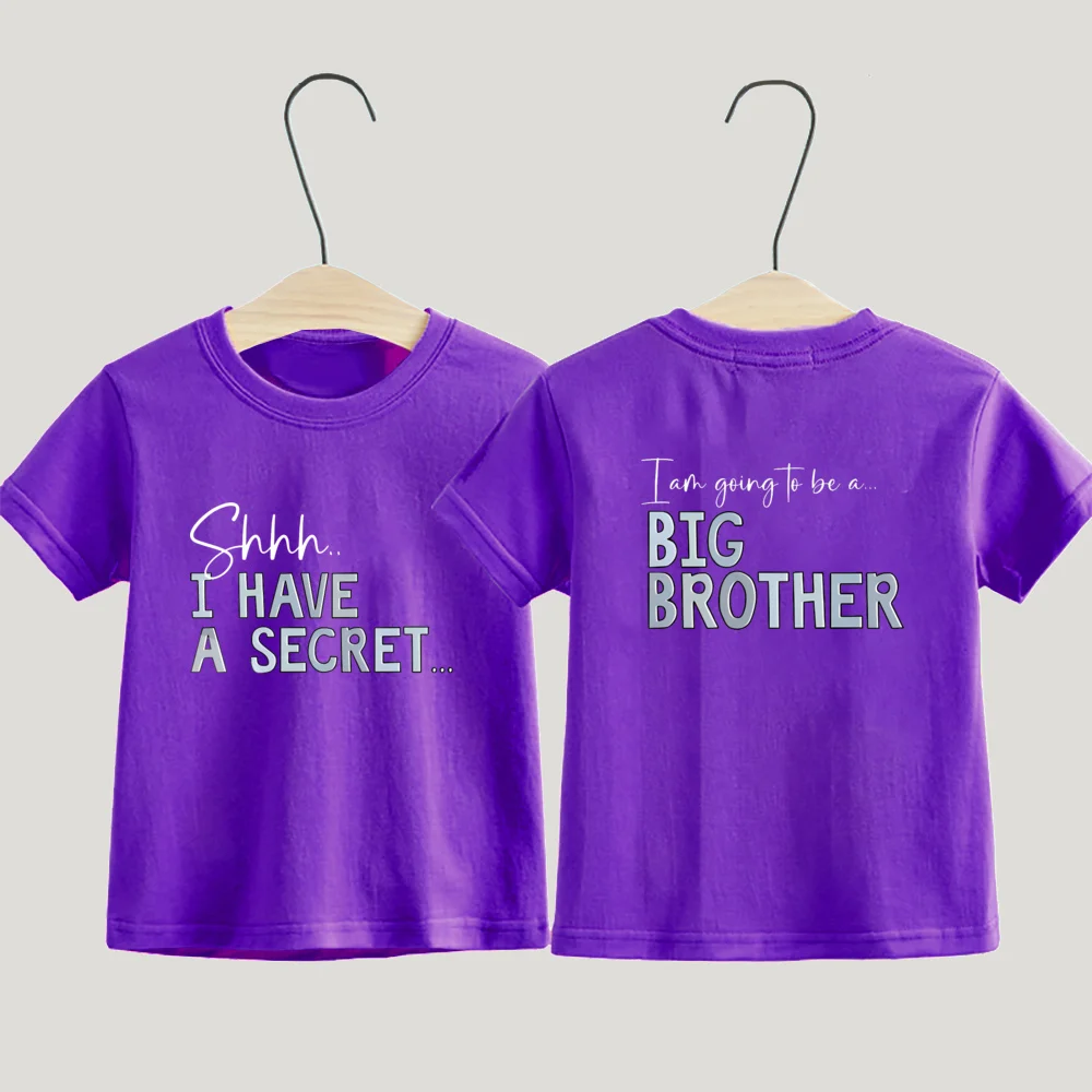 Camiseta hermano mayor para anuncio de embarazo con mensaje - imagen 4