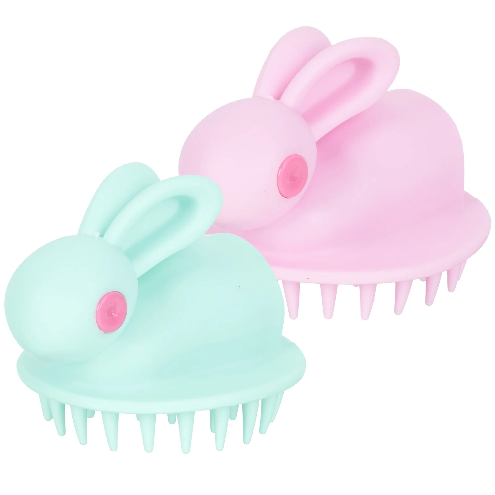 2 uds cepillo para el cuero cabelludo de bebé herramienta de limpieza de cabeza para niños lavado de cabello depurador de baño limpieza profunda champú sensible a la piel - imagen 2