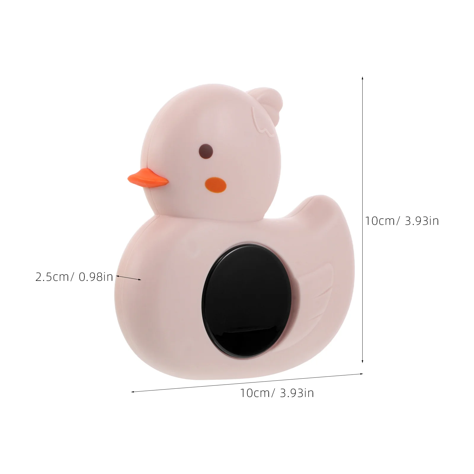 Termómetro de baño para bebé, bonito diseño amarillo y rosa, respuesta rápida, portátil, fácil de limpiar, monitoreo de temperatura del agua, 2 uds. - imagen 4