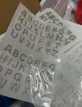 26 letters gold
