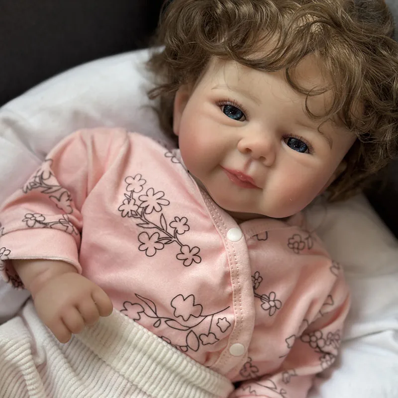 Muñecas bebé Reborn Bebe Juliette hechas a mano con piel 3D, venas visibles, regalo realista de tacto suave para niños - imagen 3