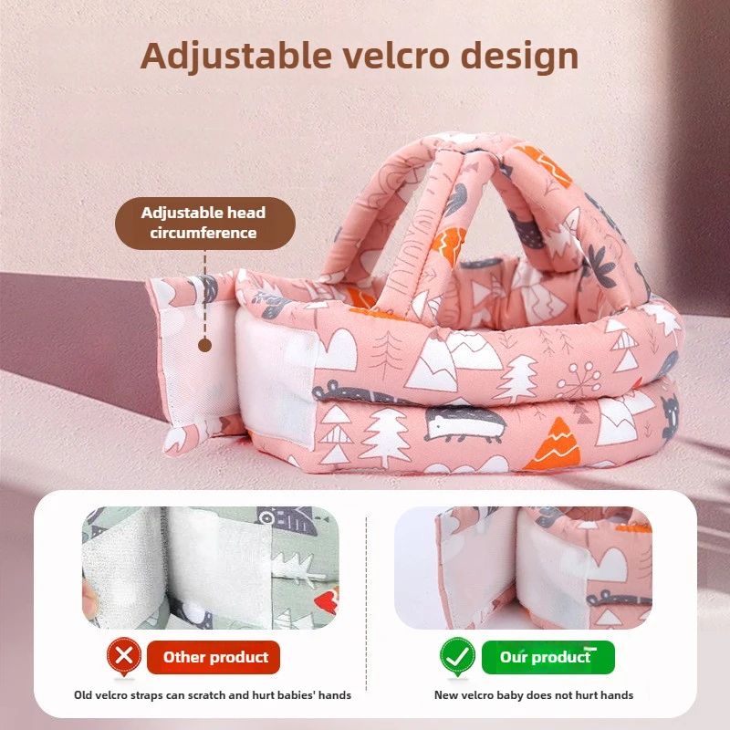 Gorro de protección para la cabeza para bebés y niños pequeños, gorro de protección anticaída, gorro de seguridad para aprender a caminar - imagen 4