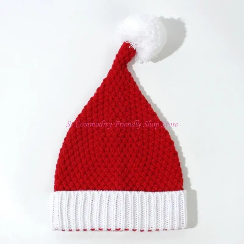 85AE Gorro punto para niños, gorro para padres, gorro fiesta Navidad, gorro disfraces para mujeres y hombres - imagen 4