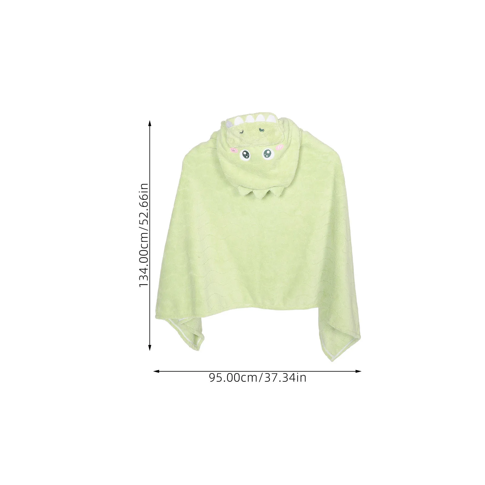 Toalla con capucha para niños pequeños, albornoz para niños, forro polar Coral Ultra suave, capucha de dinosaurio de secado rápido, toallas con capucha para niños y niñas, manta de baño - imagen 5
