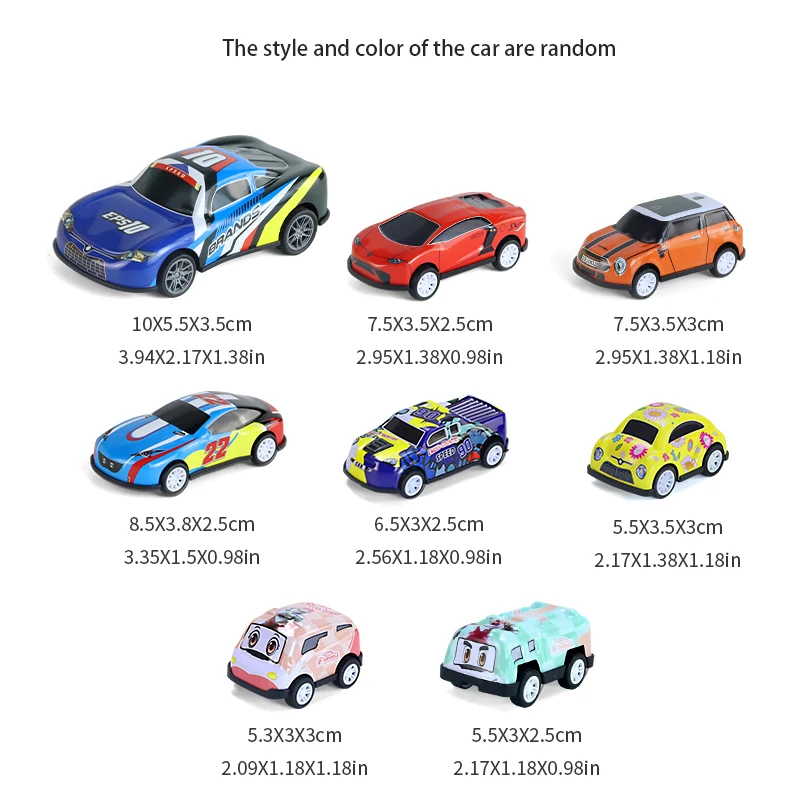 15 Uds. Conjuntos de coches para niños, juguetes de coches de aleación, juguetes de regalo de Navidad, modelos de coches, juguetes resistentes a los golpes - imagen 4