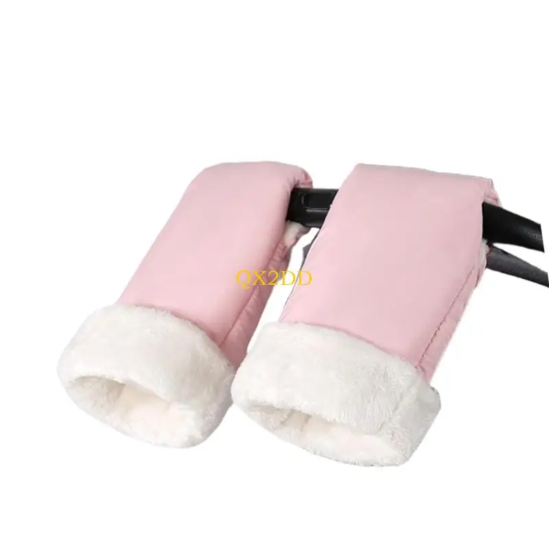 Manoplas impermeables para carrito de bebé con forro térmico