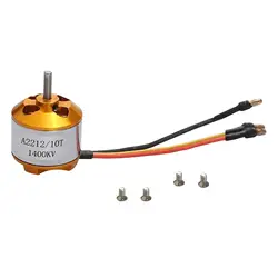 Motor sin escobillas A2212 1400Kv para avión RC