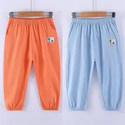 Pantalones antimosquitos de lino para bebé – Protección veraniega