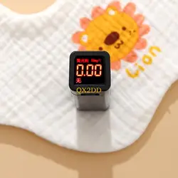 QX2D Babero bebé antisalpicaduras con paños para eructar