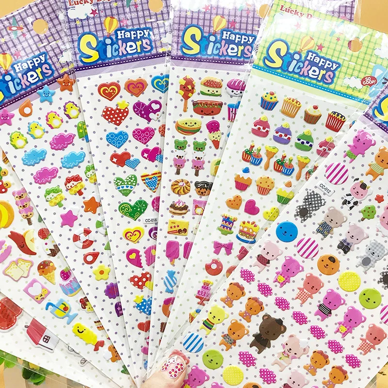 Pegatina 3D para estudiantes de primaria