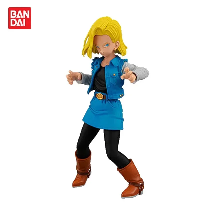 BANDAI-figura de acción de Dragon Ball Super, HG Series 08, Android Chapter 17, 18, Gacha - imagen 5