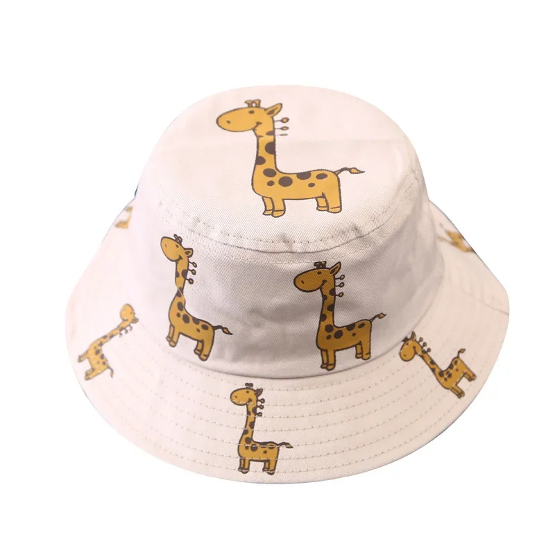 Sombrero solar infantil de jirafa con protección UV transpirable - imagen 4