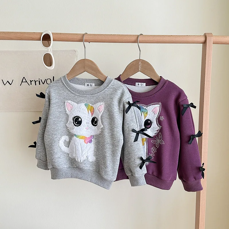 Sudadera de otoño para niñas vista frontal