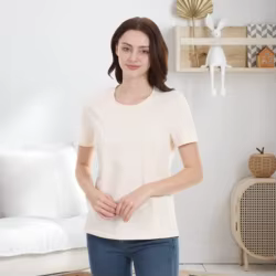 Camiseta de maternidad para lactation con cremallera oculta