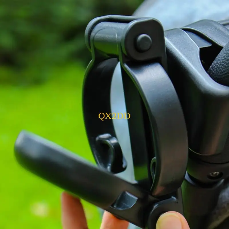 Portuito botella bebida plegable QX2D para cochecitos bicicletas fácil instalación agua giratoria tiburón - imagen 5