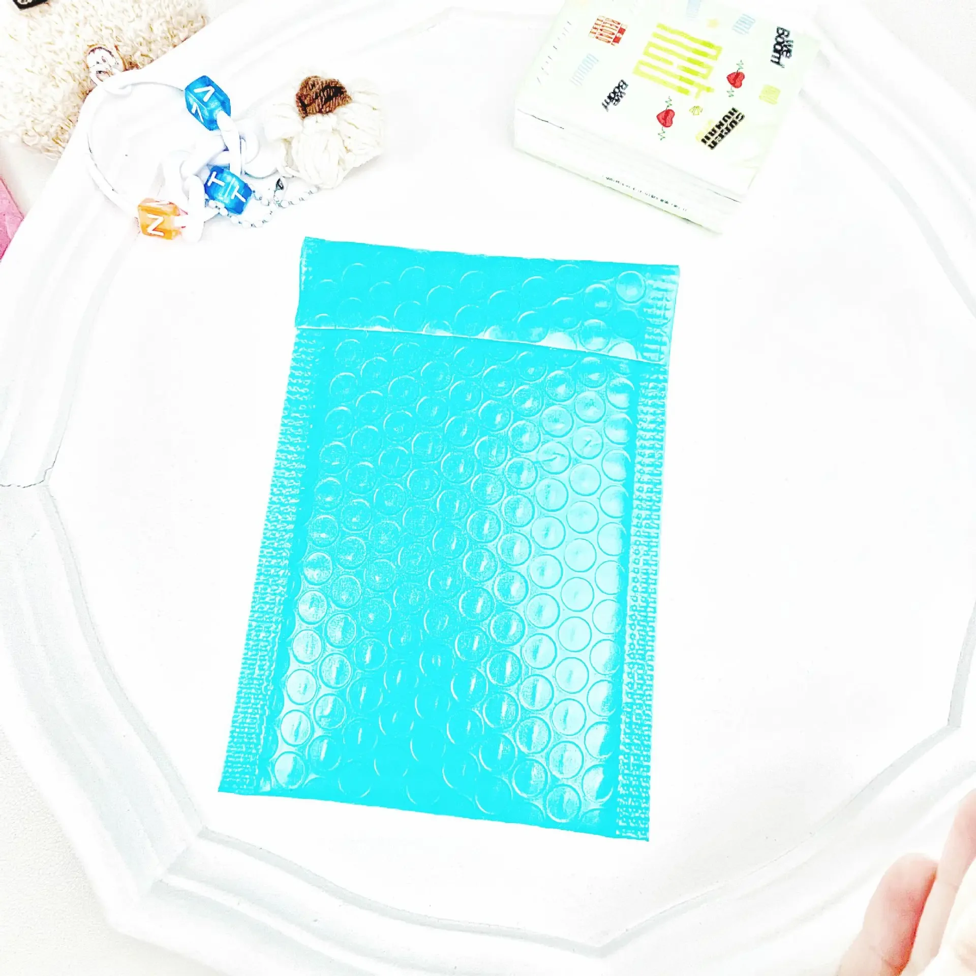 light blue 13.4x11cm