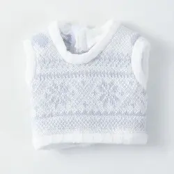 Cárdigan de punto suave para muñeca