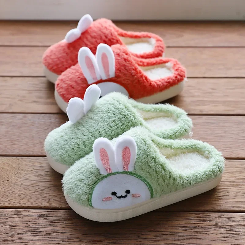 Zapatillas de casa peludas de algodón cálido para invierno - imagen 2