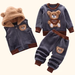 Conjunto infantil de invierno con capucha – Abrigo cálido para niños