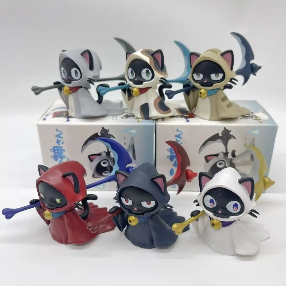 Shinnyagami gato con hoz figura de acción – Caja sorpresa japonesa - imagen 5