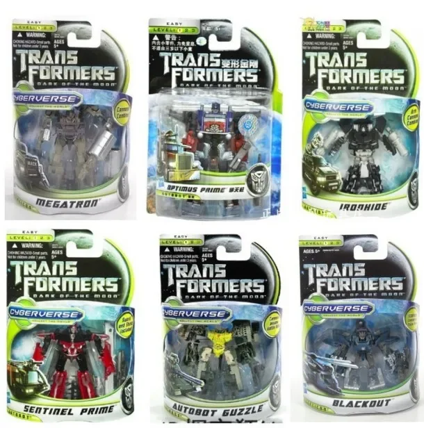 Figura de acción Transformers Movie3 Commander-level Vertigo hoja de hierro Optimus Prime Megatron modelo de juguete de deformación móvil