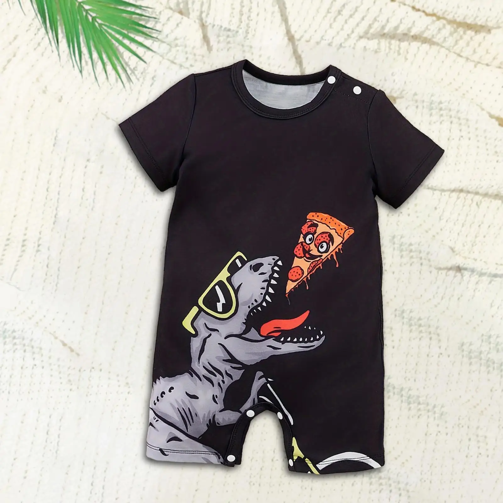 Pelele body con estampado dinosaurio para bebé recién nacido - imagen 2