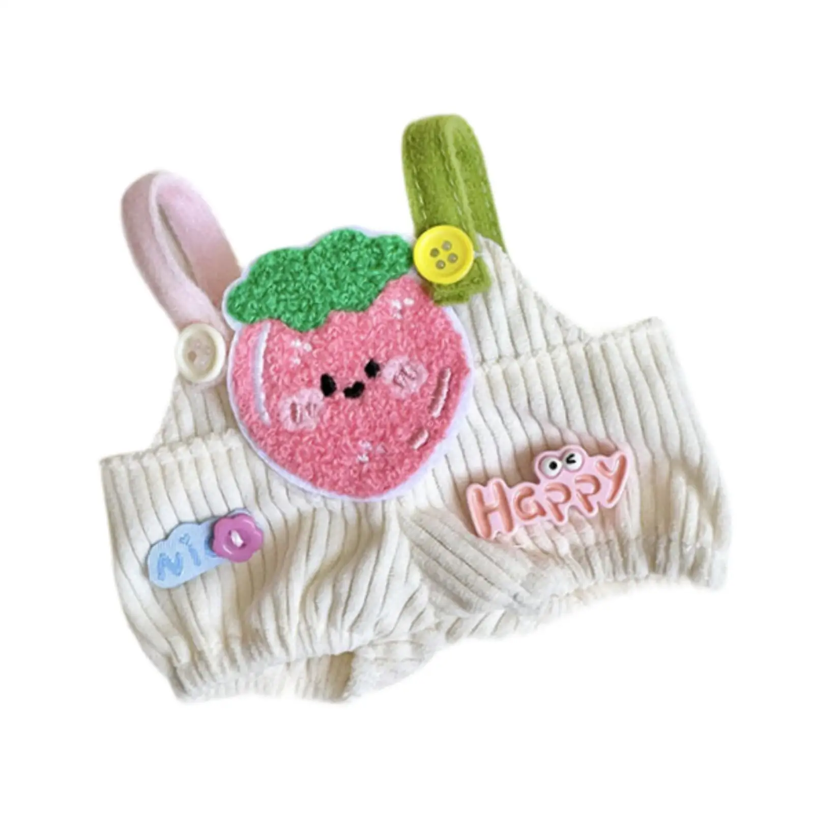 Stuffed Doll Suspender Trousers Doll Pants for 20cm Dolls Gift for Girls