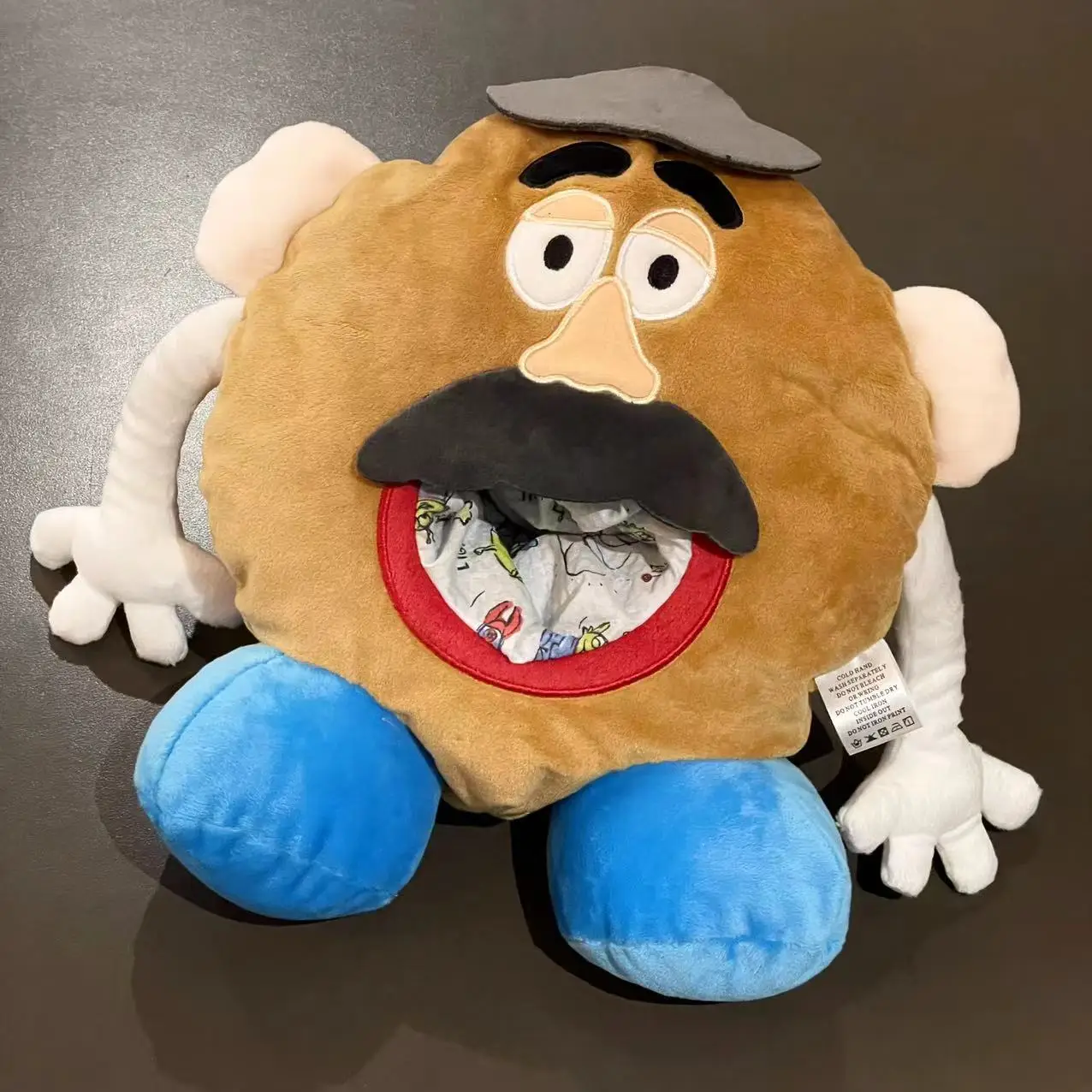 Funda de tejido de cabeza de patata Mr para asiento trasero de coche, bolsa colgante de Anime, caja de soporte de felpa, decoración del hogar - imagen 2