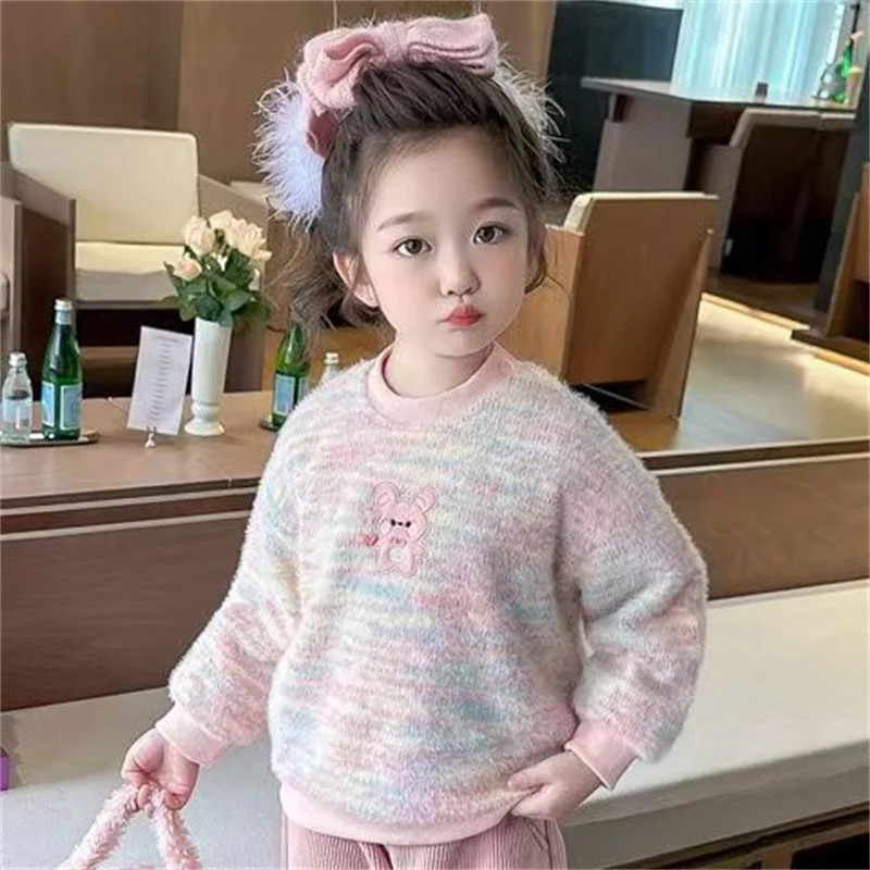 Conjunto de terciopelo para niña: chaqueta y pantalón invernales - imagen 5