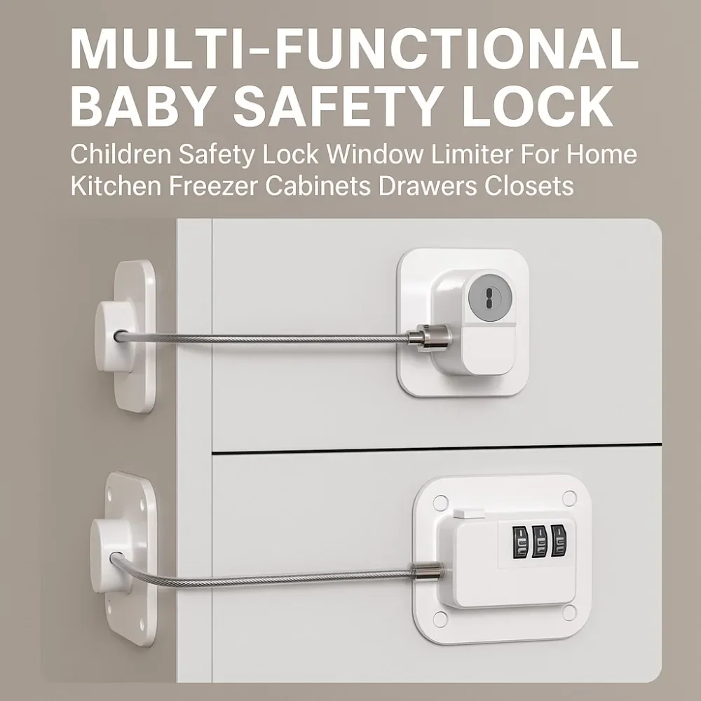 Cerradura de seguridad con código para bebés – Protección total