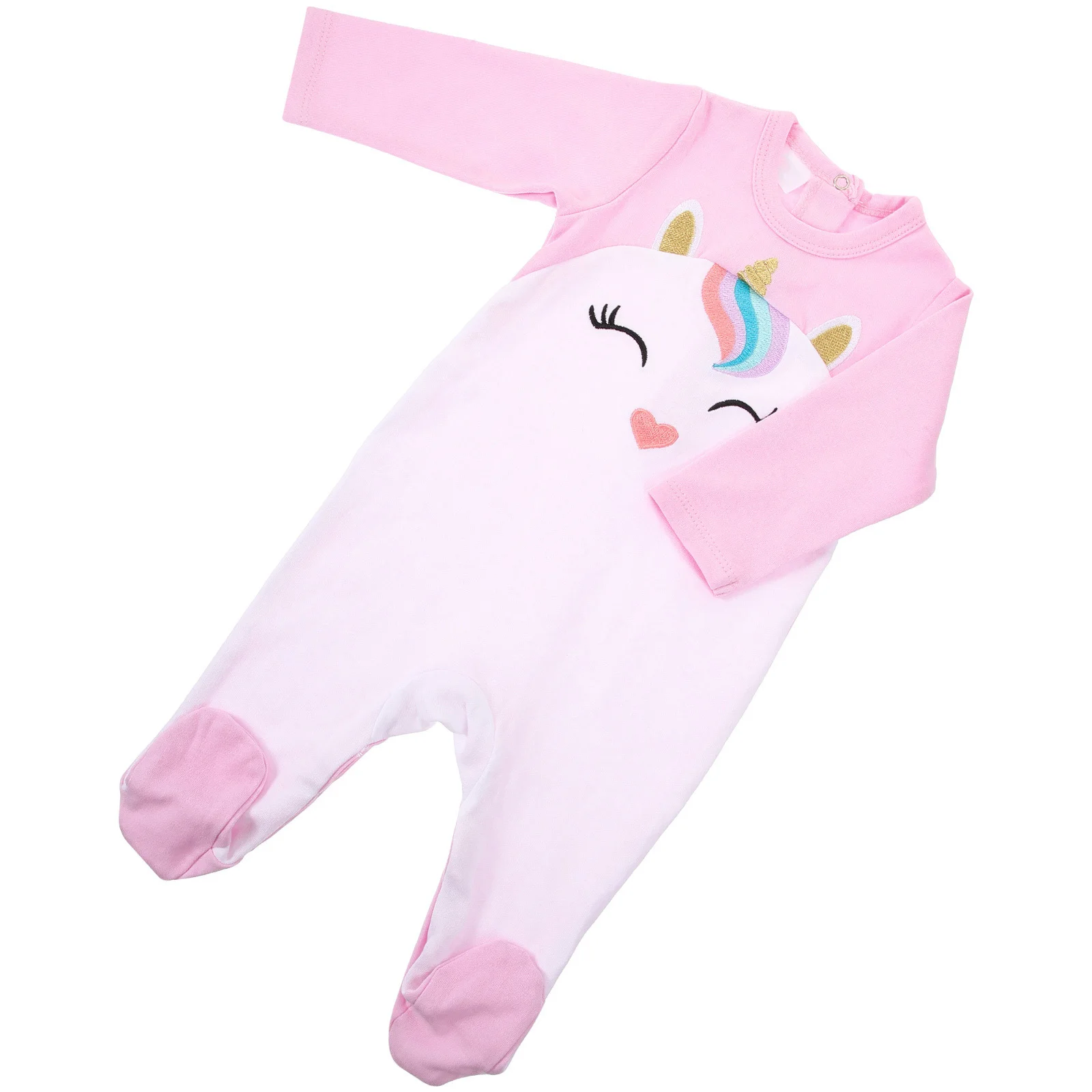 Pijama de unicornio para niñas, pelele con patas de algodón, mono de manga larga, ropa de dormir para niños pequeños, ropa de bebé, pijama para niñas - imagen 5