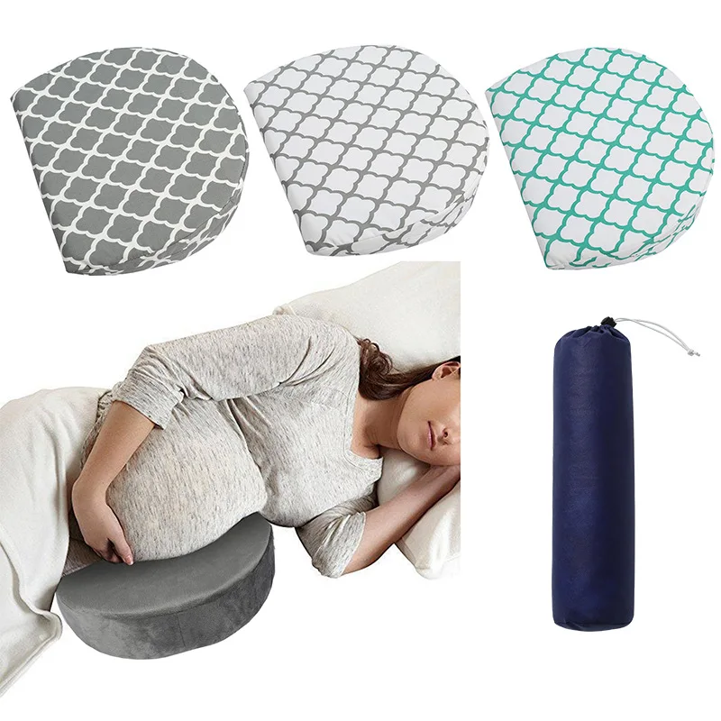 Almohada de maternidad para personas mayores, soporte informal para espalda de embarazo, funda extraíble lavable, almohada de lactancia antiderrames para bebé