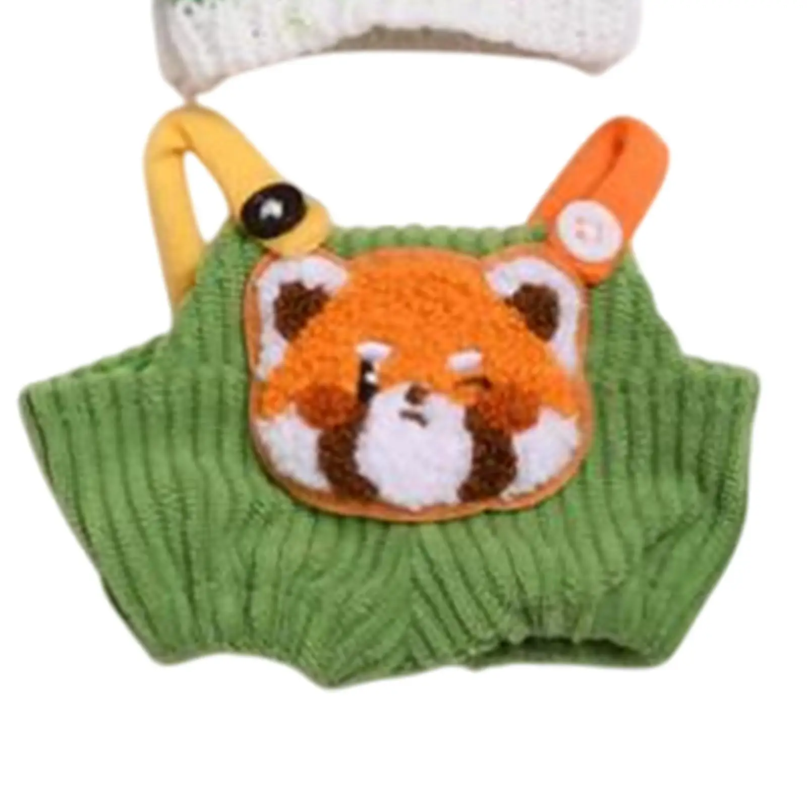 Doll Clothes Plush Doll Accessories Stylish for Kids Pretend Play Cute Doll Clothing Costumes Doll Outifits for 6.69inch Doll
