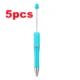 5pcs aqua blue