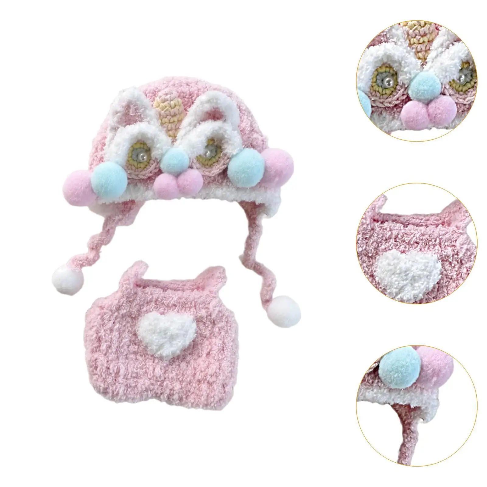 Doll Clothes Doll Cos Accessory DIY for Kids Birthday Gift Doll Outfit Dress up for 5.91'' Doll Imagination Coordination