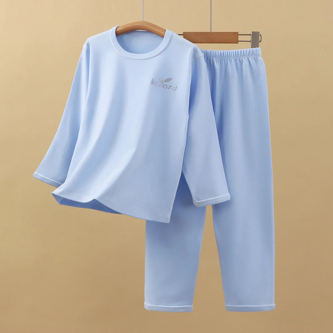 Pijama de algodón de manga larga unisex – Primavera y otoño - imagen 2