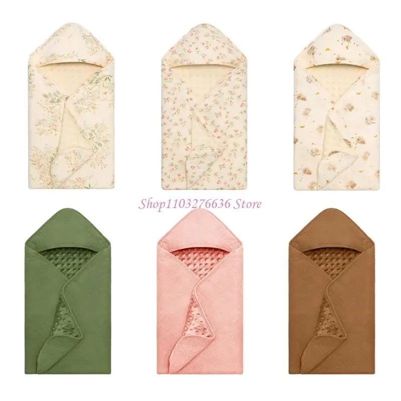 R6FD cómodo bañera para bebés Toallas absorbentes algodón algodón algodón secado tela rápida