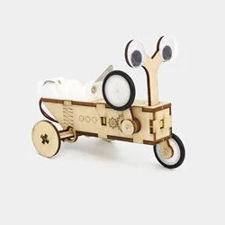 Robot de madera andador eléctrico – Kit de tecnología educativa