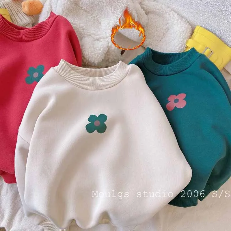 Sudadera con capucha de lana para niños – Jersey térmico de invierno - imagen 4