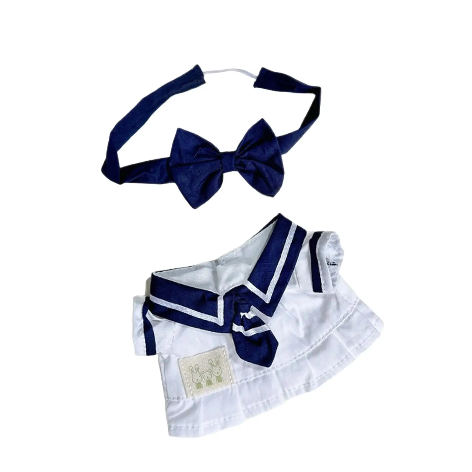 Doll Clothes Uniform Set DIY Doll Dress up Toy Cosplay Navy Skirt Suit Doll Clothes for 20cm Doll Make Your Own Doll Kids Toy