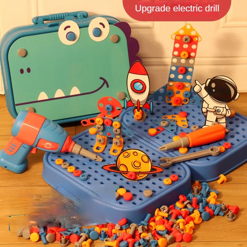Juguetes educativos herramientas destornillador eléctrico Montessori - imagen 2