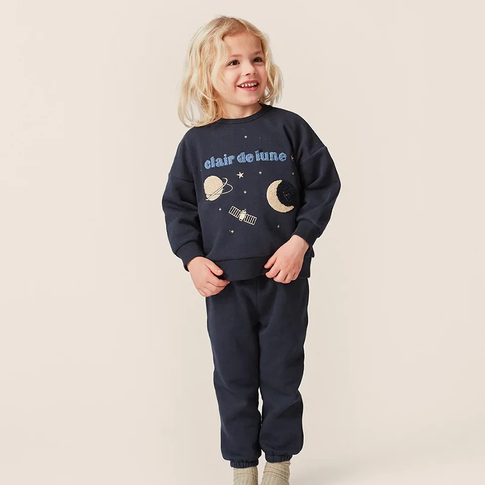 KS Sudadera de algodón para bebé – Jersey infantil con lentejuelas - imagen 3