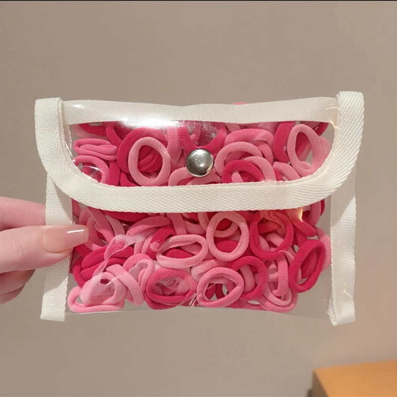 Bandas elásticas para cabello de niñas – Scrunchies colores dulces