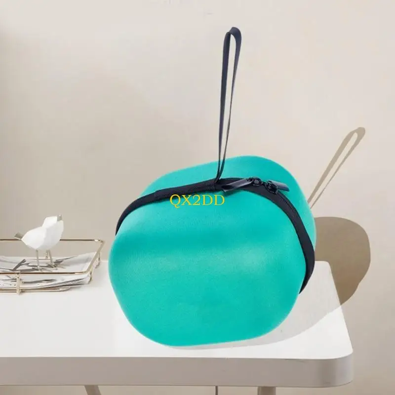 QX2D Estuche viaje concha EVA para extractores leche, bolso almacenamiento portátil bien organizado con correa - imagen 3